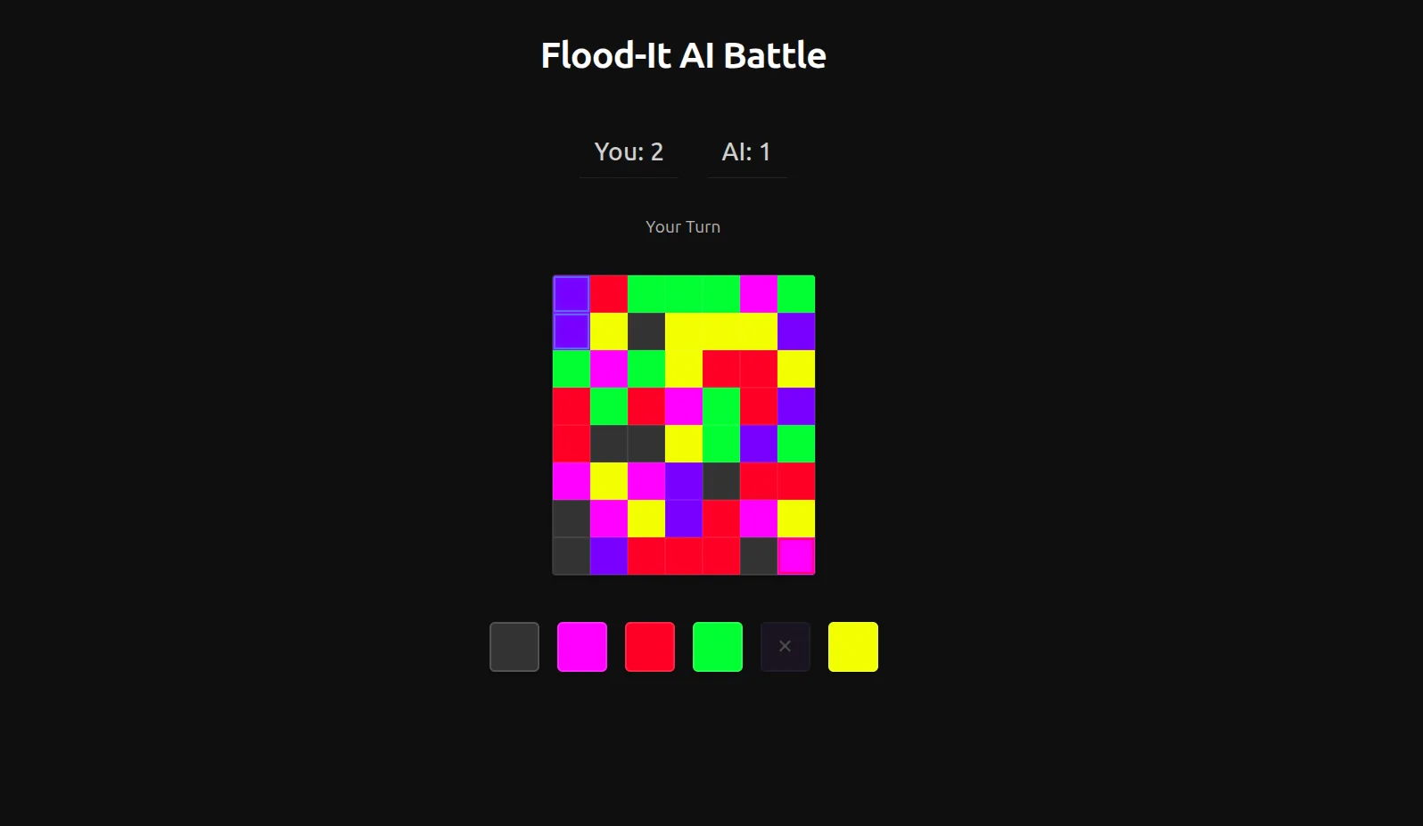 Frontend Interface Screenshot
